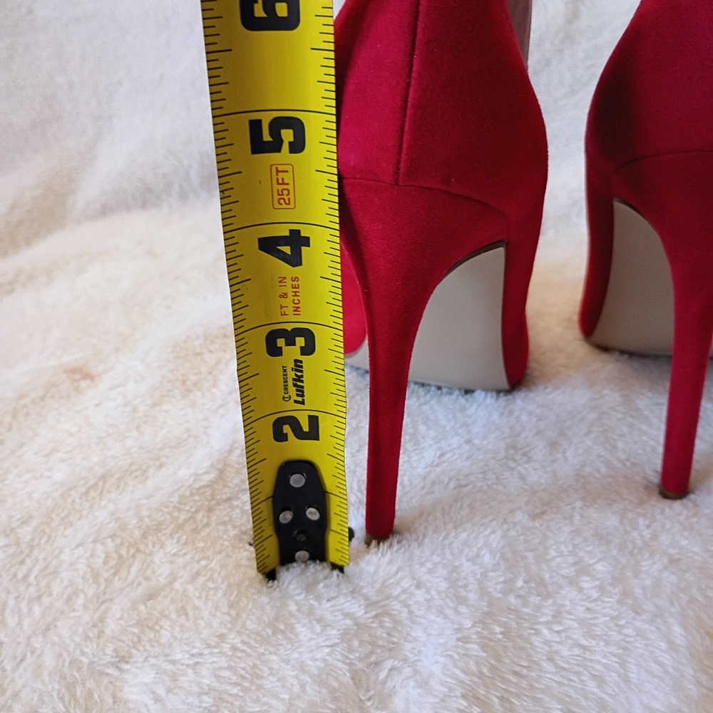 Shoe Dazzle Shoes | Brand New Wilda Wraparound Lace Pump Size 7 Red - Picture 11 of 13